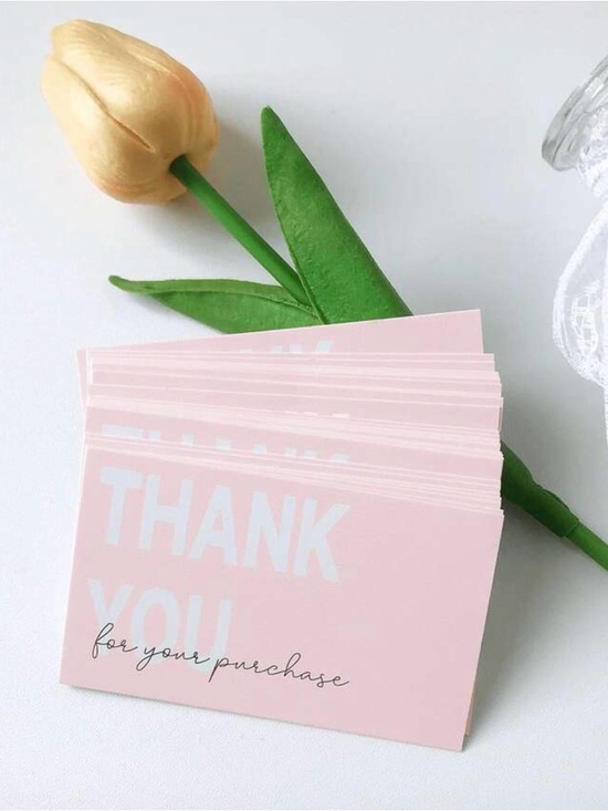 Other - 30 Pink Thank You Cards